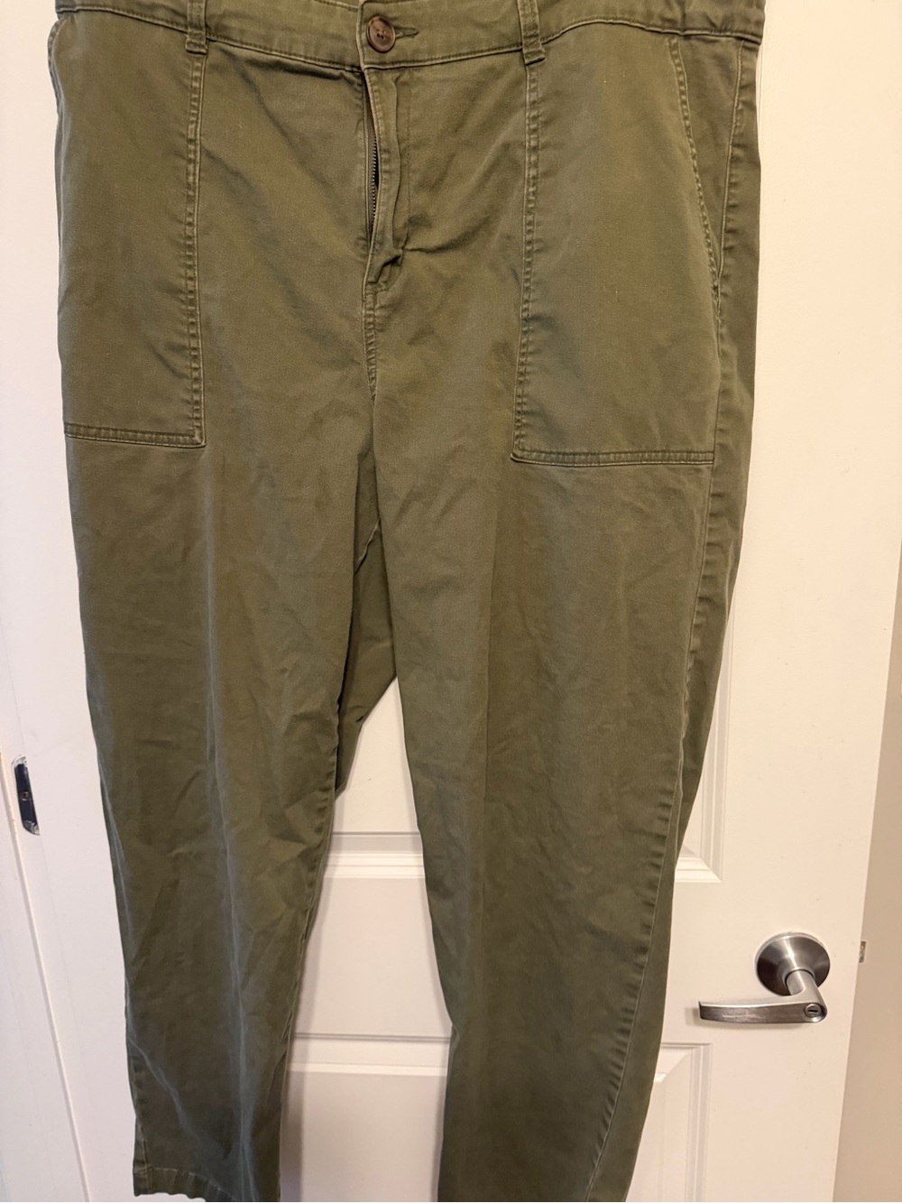 a new day Olive Green Casual Chinos